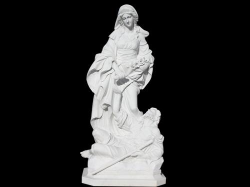 Mary marble statue