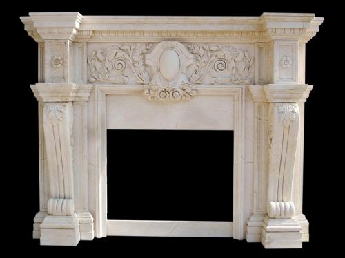 Antique Marble Mantel