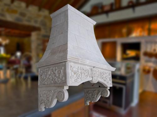 Marble Range Hood