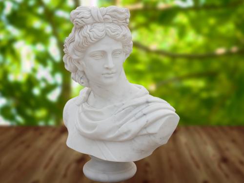 Marble Bust Statue