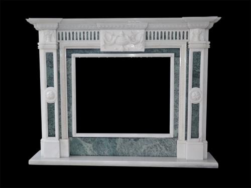 Green Marble Fireplace