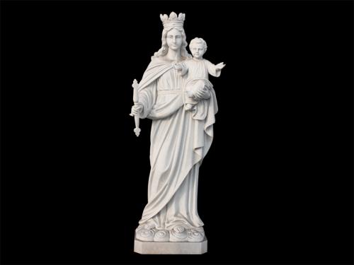  Marble Mary And Baby Jesus Sculpture for Church
