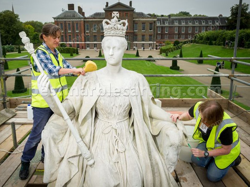 How to Clean Marble Item? Cleaner are cleaning marble statue